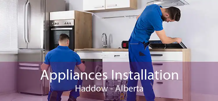 Appliances Installation Haddow - Alberta