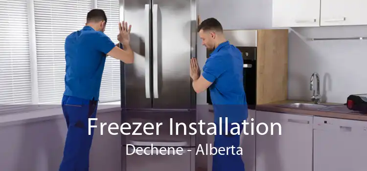 Freezer Installation Dechene - Alberta