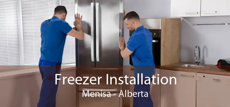 Freezer Installation Menisa - Alberta