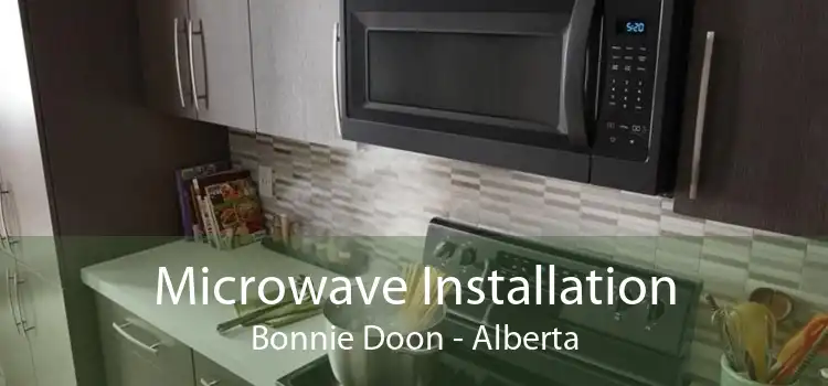Microwave Installation Bonnie Doon - Alberta