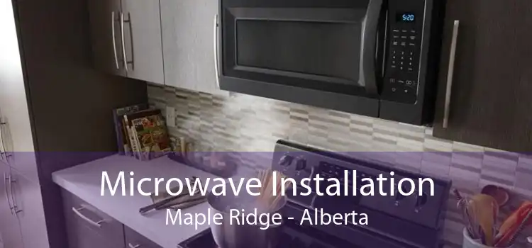 Microwave Installation Maple Ridge - Alberta