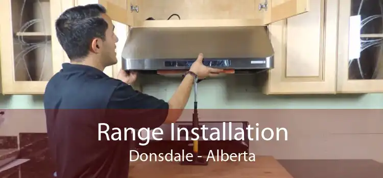 Range Installation Donsdale - Alberta