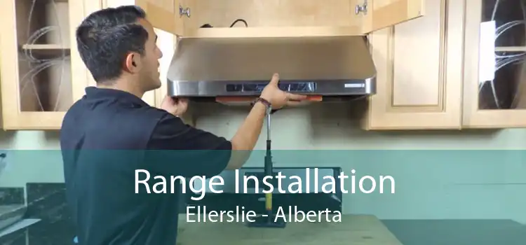 Range Installation Ellerslie - Alberta