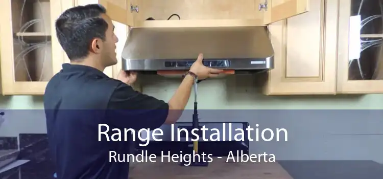Range Installation Rundle Heights - Alberta