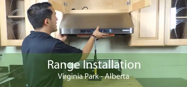 Range Installation Virginia Park - Alberta