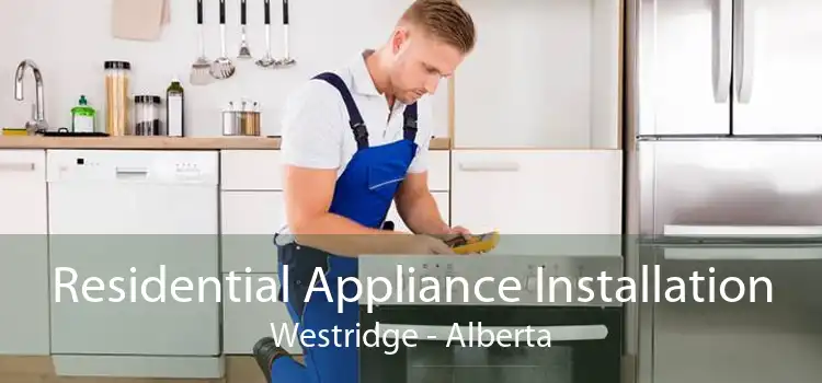 Residential Appliance Installation Westridge - Alberta