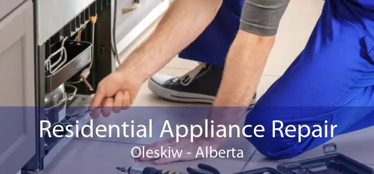 Residential Appliance Repair Oleskiw - Alberta